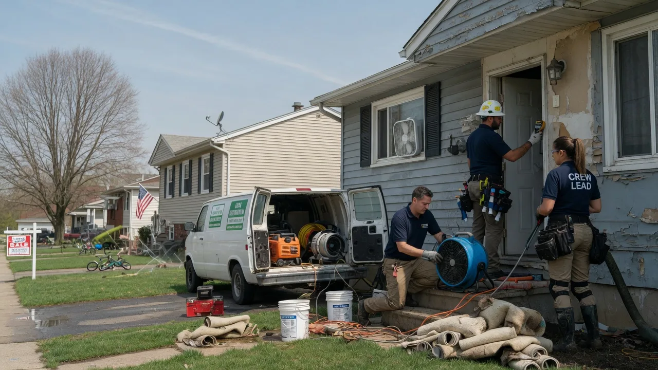 Flood Cleanup in London Mills, IL near me